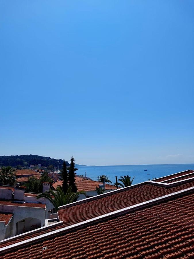 Apartment In Siviri Sea View Esterno foto